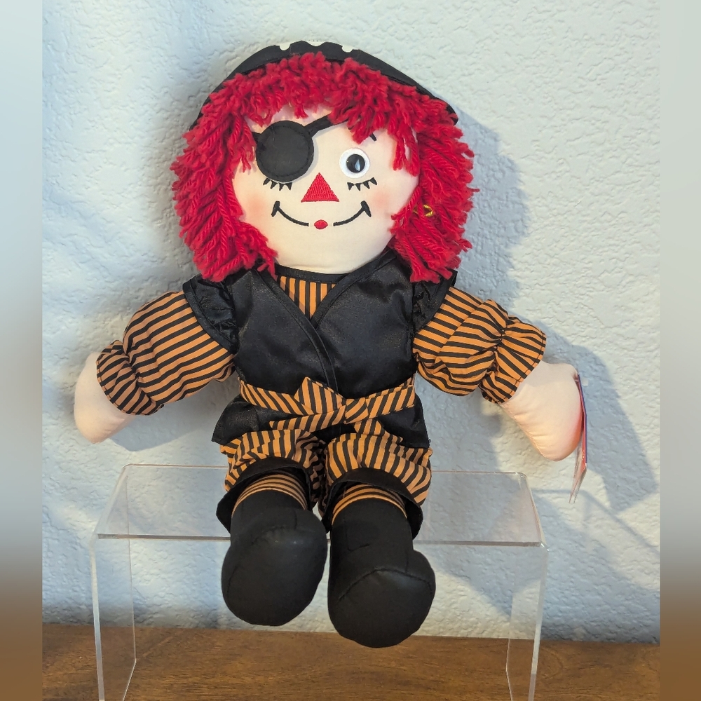 Raggedy Andy Pirate Stuffed Doll